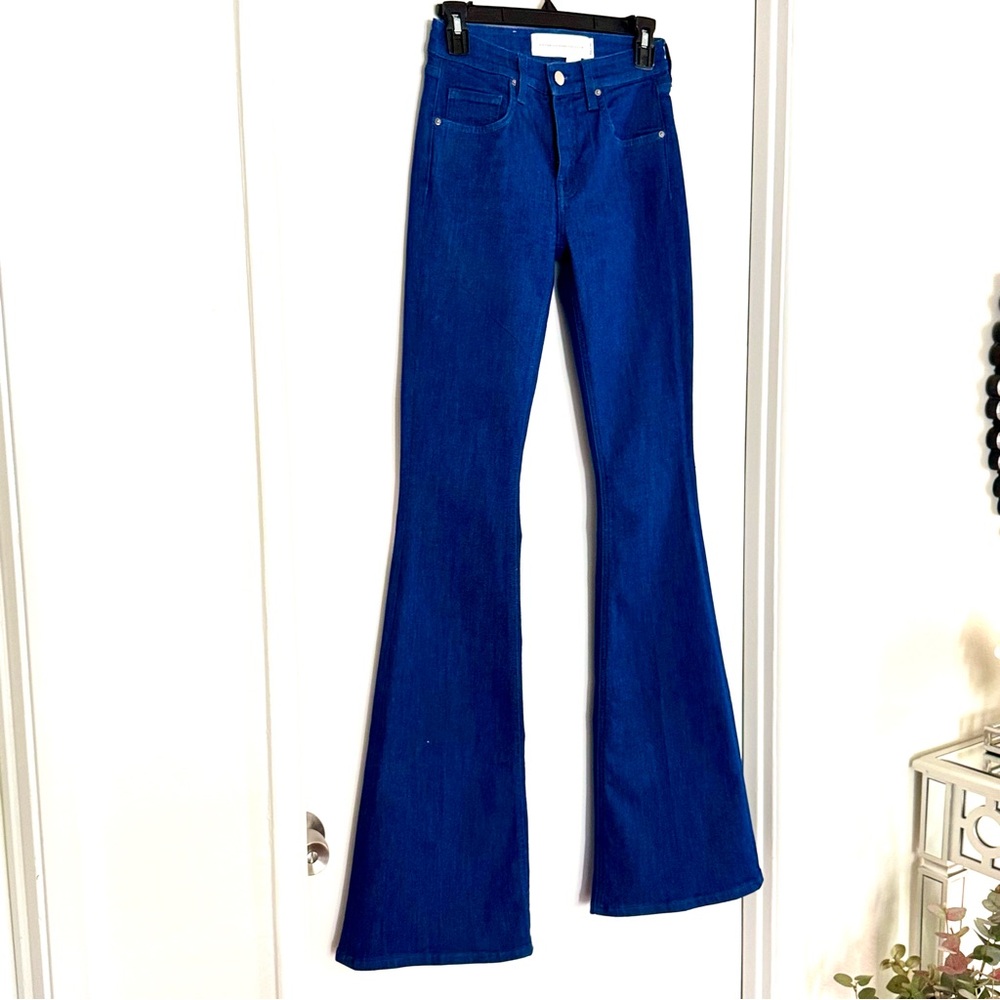 Victoria Beckham Indigo Denim Trousers